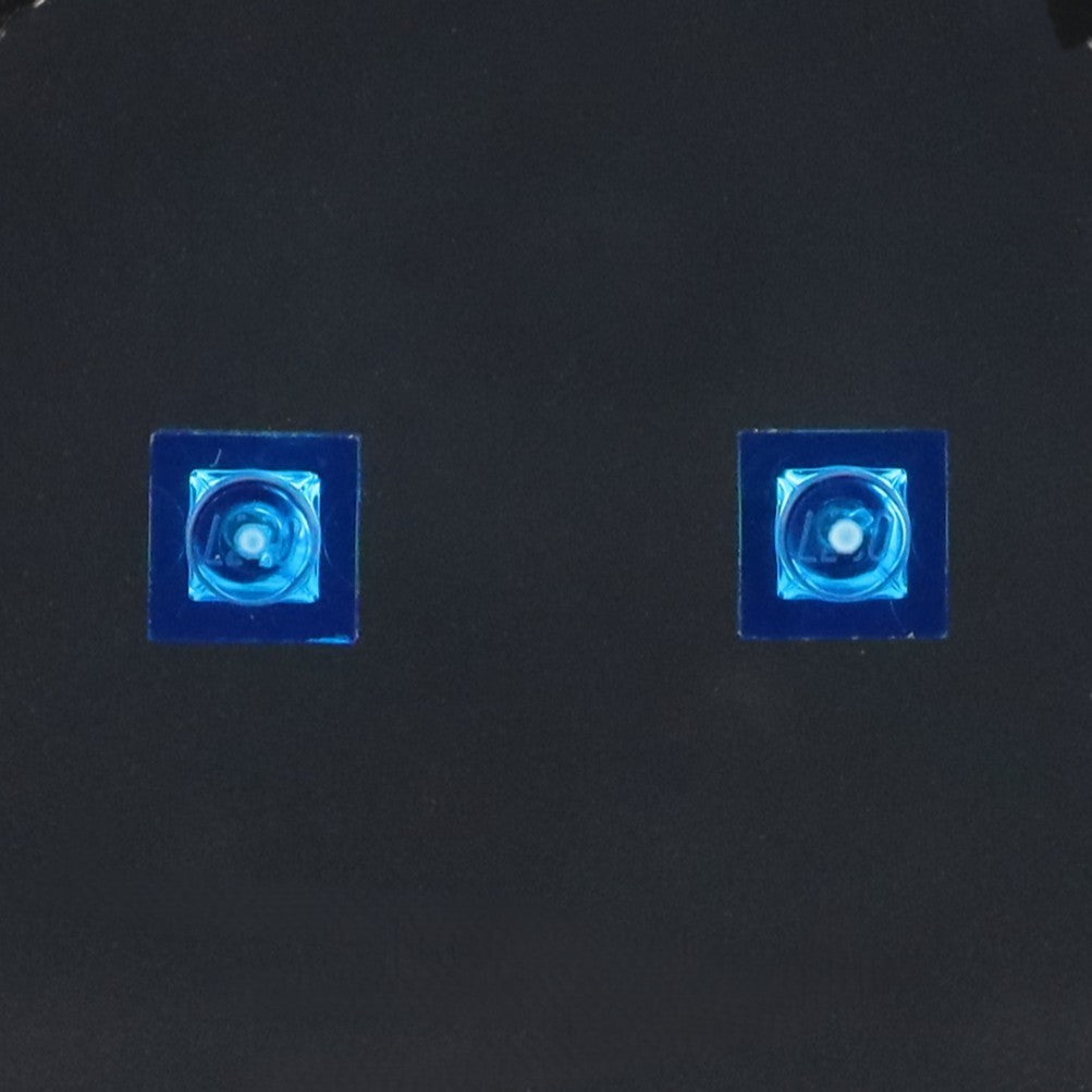 TRANSPARENT 1X1 PLATE STUD EARRINGS