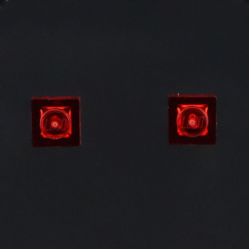 TRANSPARENT 1X1 PLATE STUD EARRINGS