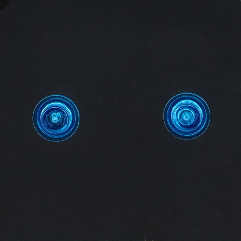 TRANSPARENT 1X1 ROUND PLATE STUD EARRINGS