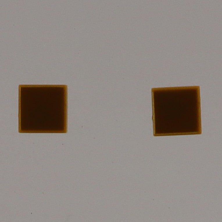 1X1 TILE PRINTED STUD EARRINGS
