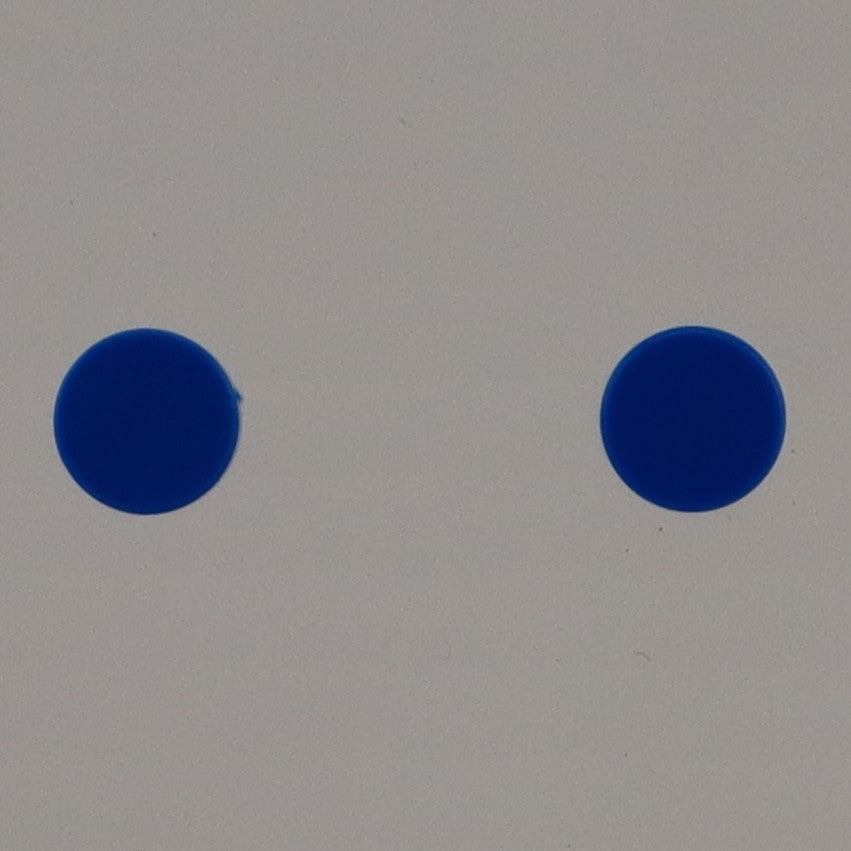 1X1 TILE ROUND STUD EARRINGS