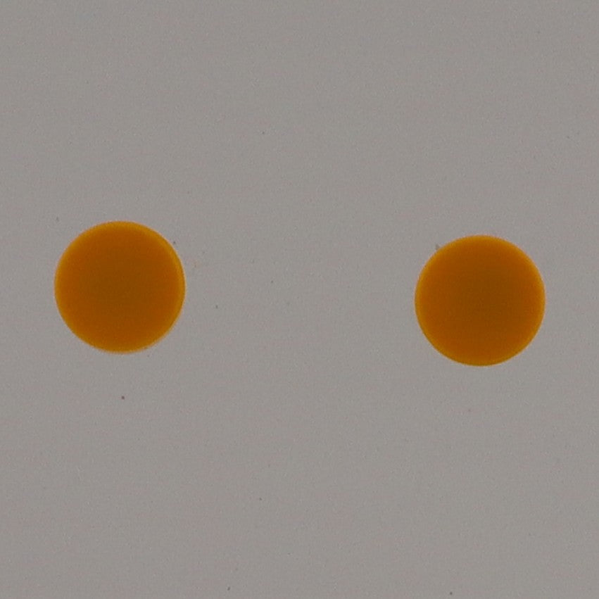 1X1 TILE ROUND STUD EARRINGS