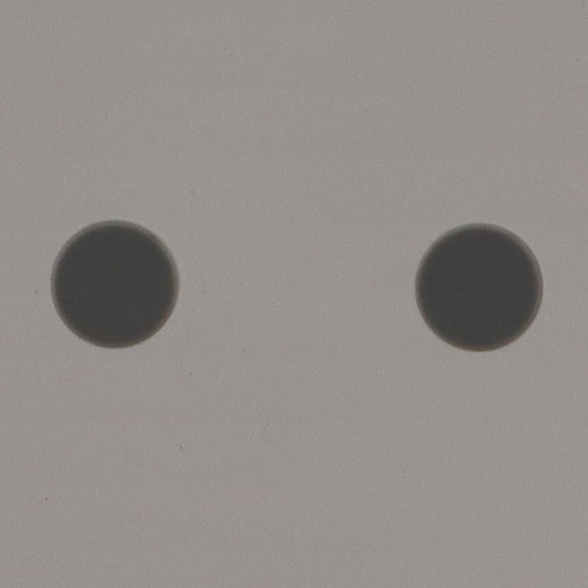 1X1 TILE ROUND STUD EARRINGS