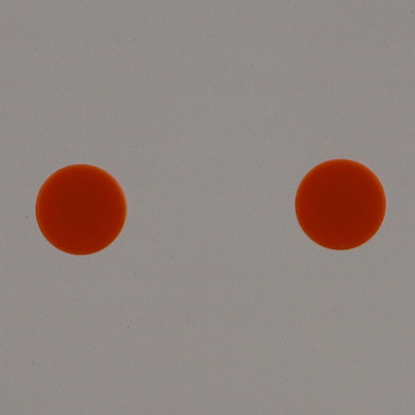 1X1 TILE ROUND STUD EARRINGS