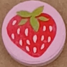 1X1 TILE ROUND PRINTED STUD EARRINGS