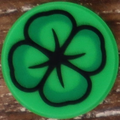 1X1 TILE ROUND PRINTED STUD EARRINGS