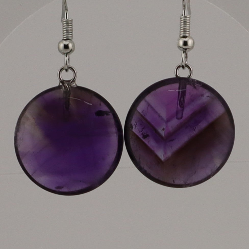 GEMS/GLASS & ROCK EARRINGS AND PLASTIC IMITATION