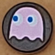 1X1 TILE ROUND PRINTED STUD EARRINGS