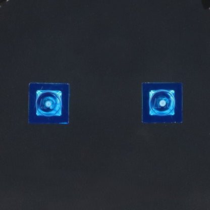 TRANSPARENT 1X1 PLATE STUD EARRINGS