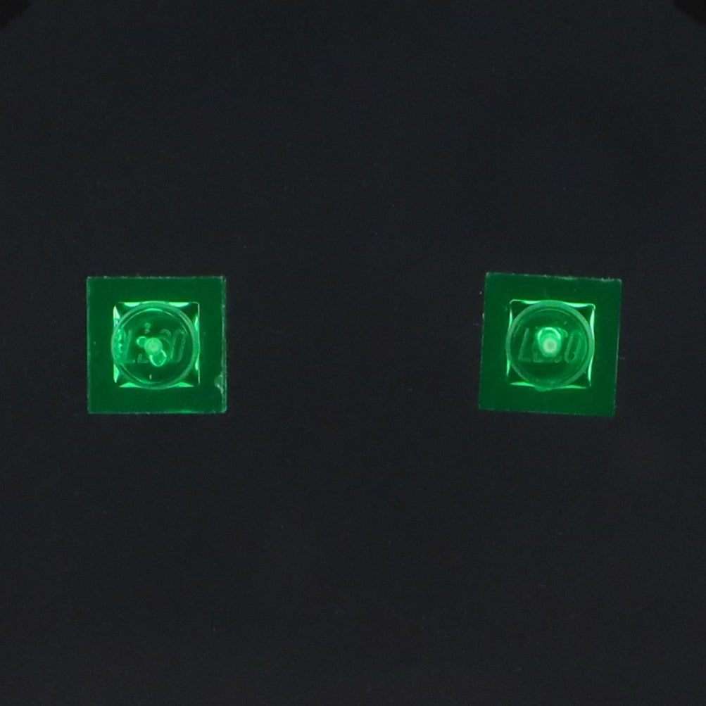 TRANSPARENT 1X1 PLATE STUD EARRINGS