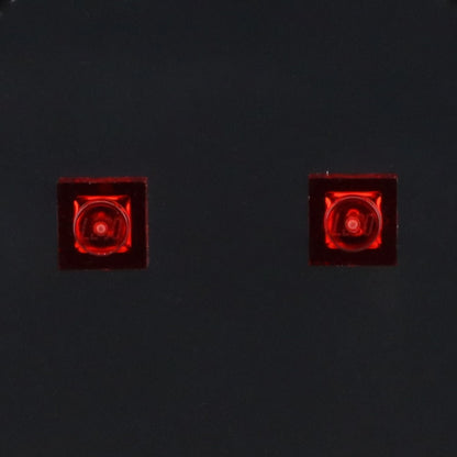 TRANSPARENT 1X1 PLATE STUD EARRINGS