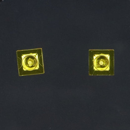 TRANSPARENT 1X1 PLATE STUD EARRINGS