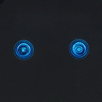 TRANSPARENT 1X1 ROUND PLATE STUD EARRINGS