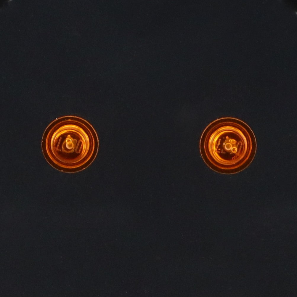 TRANSPARENT 1X1 ROUND PLATE STUD EARRINGS