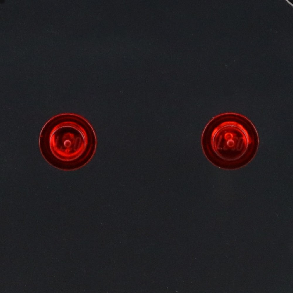 TRANSPARENT 1X1 ROUND PLATE STUD EARRINGS