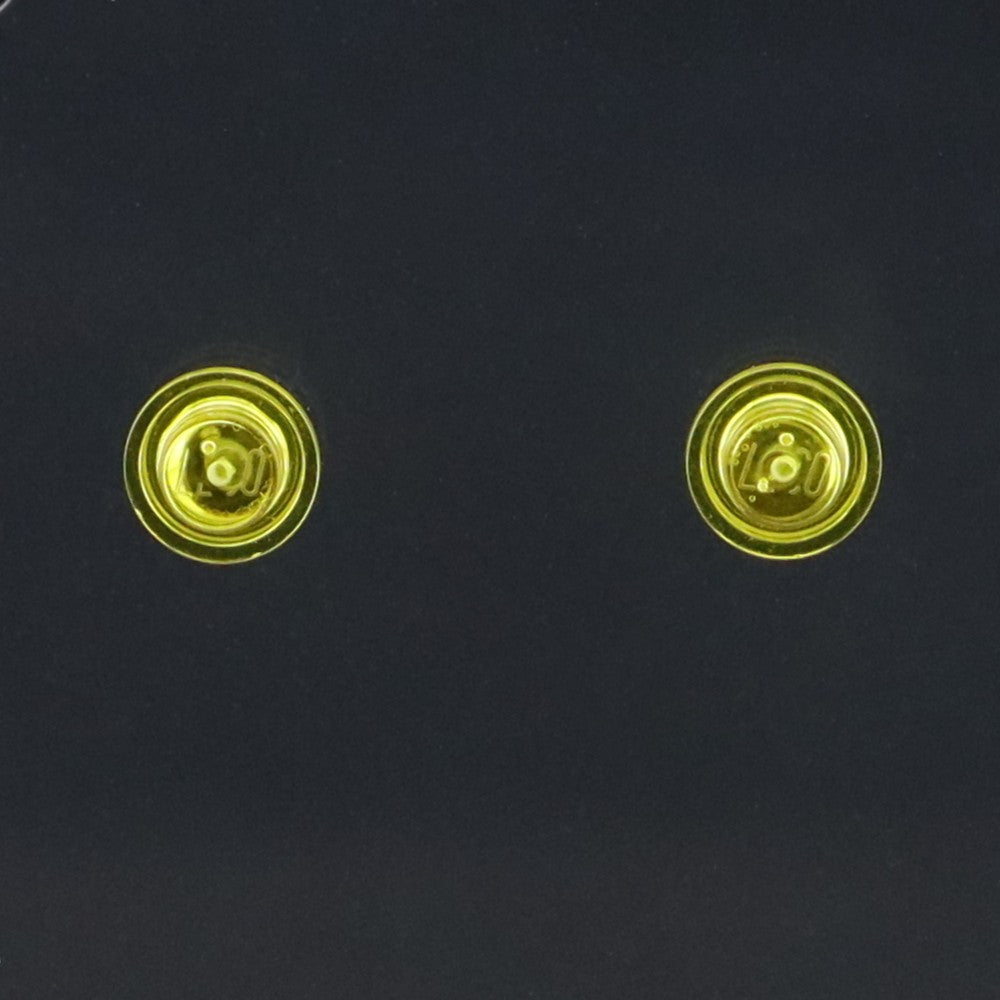 TRANSPARENT 1X1 ROUND PLATE STUD EARRINGS