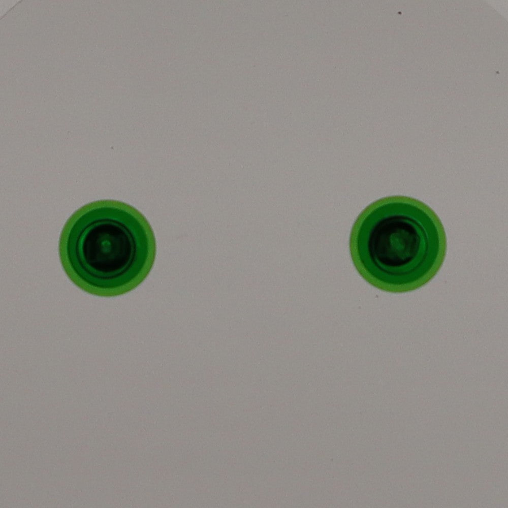 TRANSPARENT 1X1 ROUND PLATE STUD EARRINGS