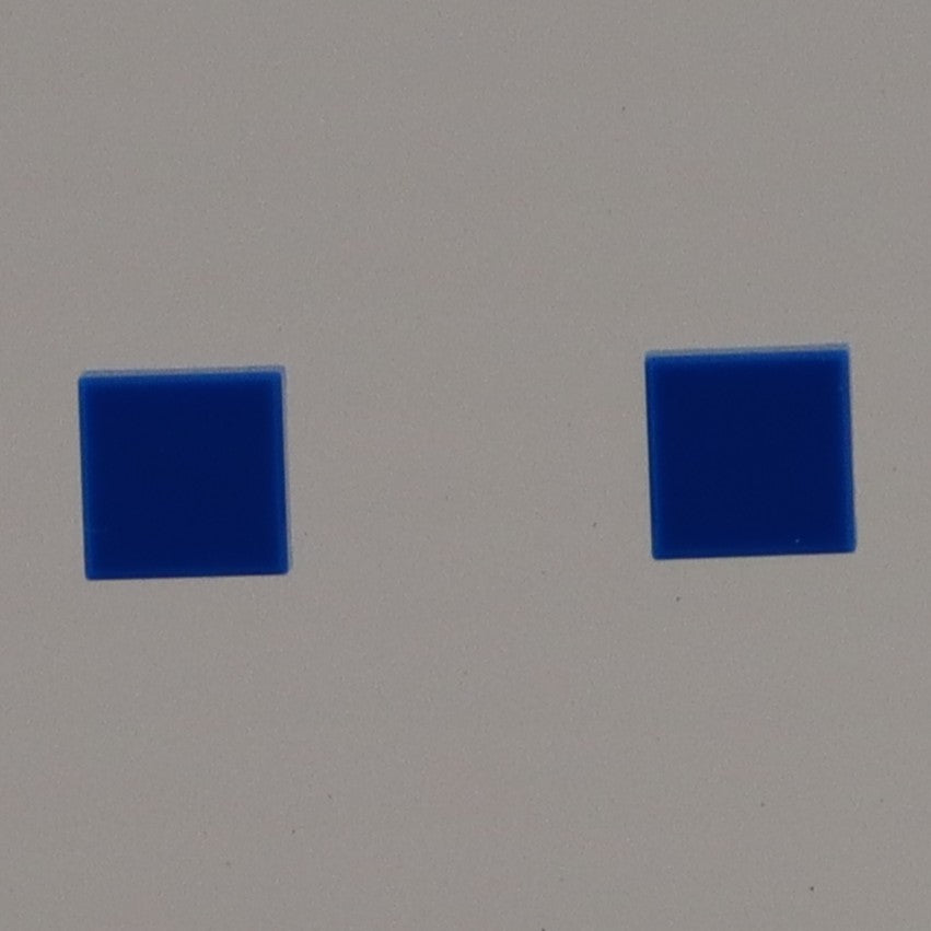 1X1 TILE STUD EARRINGS