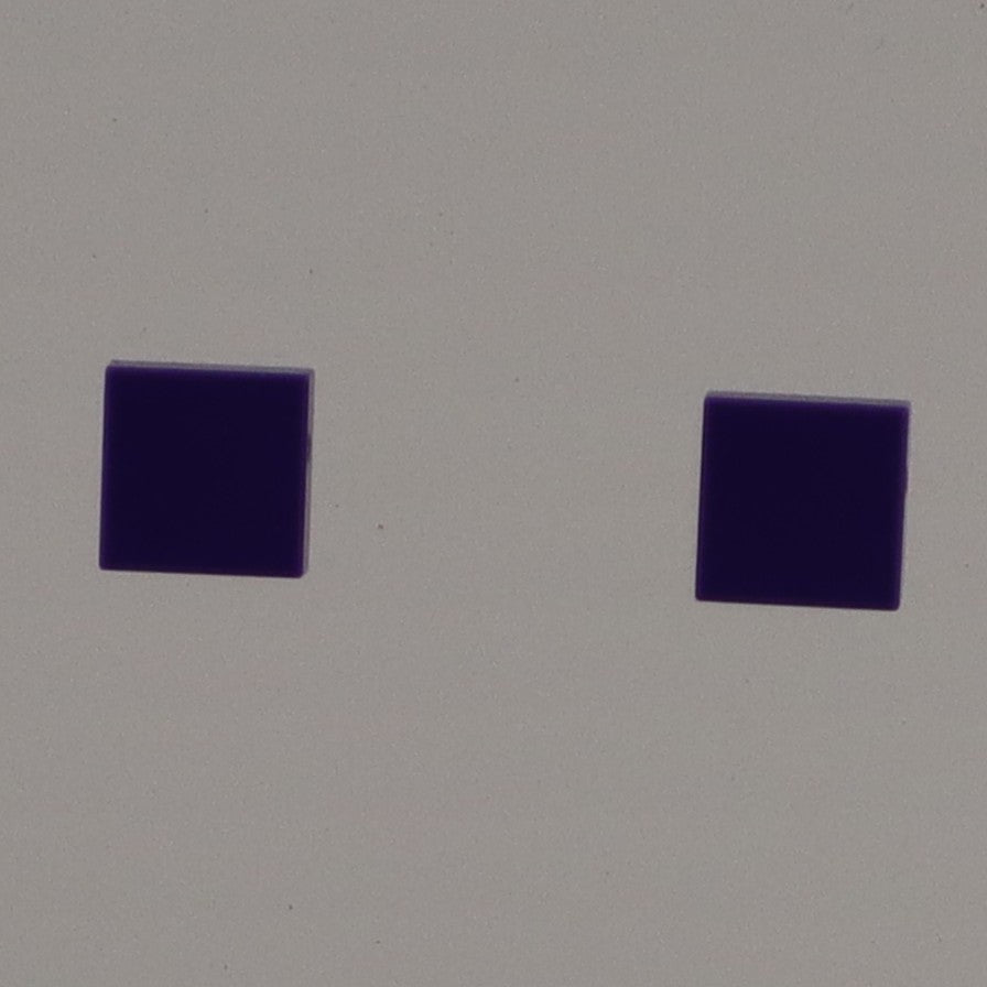 1X1 TILE STUD EARRINGS