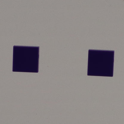 1X1 TILE STUD EARRINGS