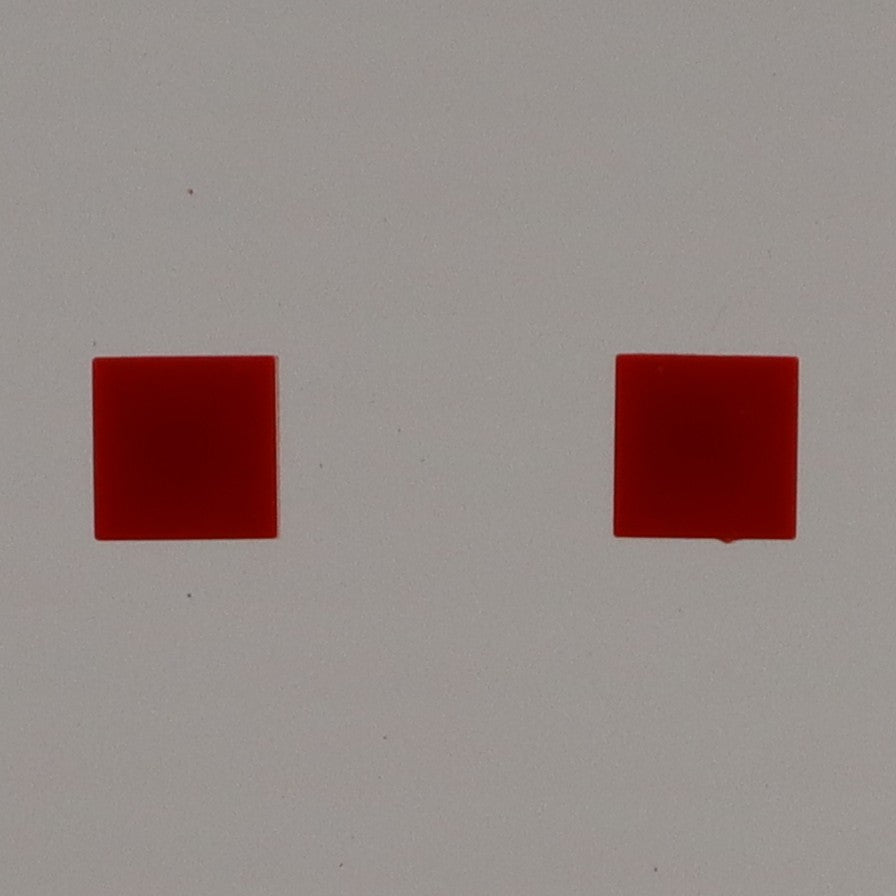 1X1 TILE STUD EARRINGS
