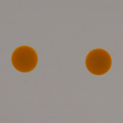 1X1 TILE ROUND STUD EARRINGS