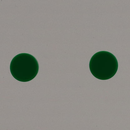 1X1 TILE ROUND STUD EARRINGS
