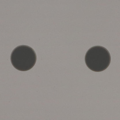 1X1 TILE ROUND STUD EARRINGS