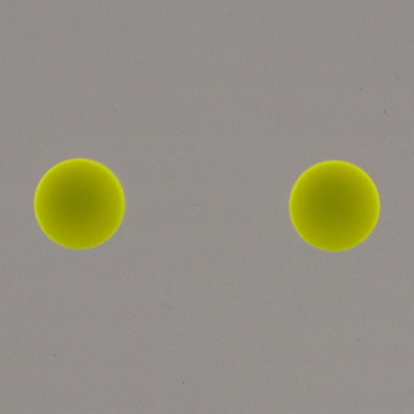 1X1 TILE ROUND STUD EARRINGS