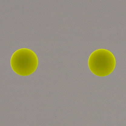 1X1 TILE ROUND STUD EARRINGS