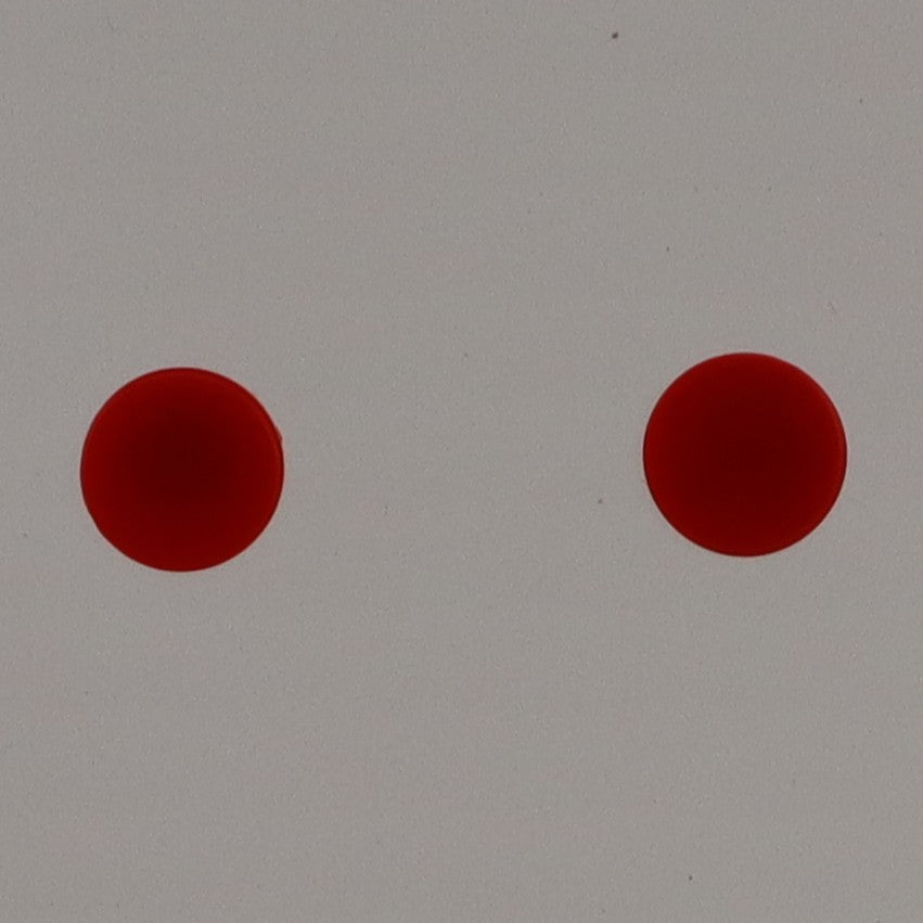 1X1 TILE ROUND STUD EARRINGS