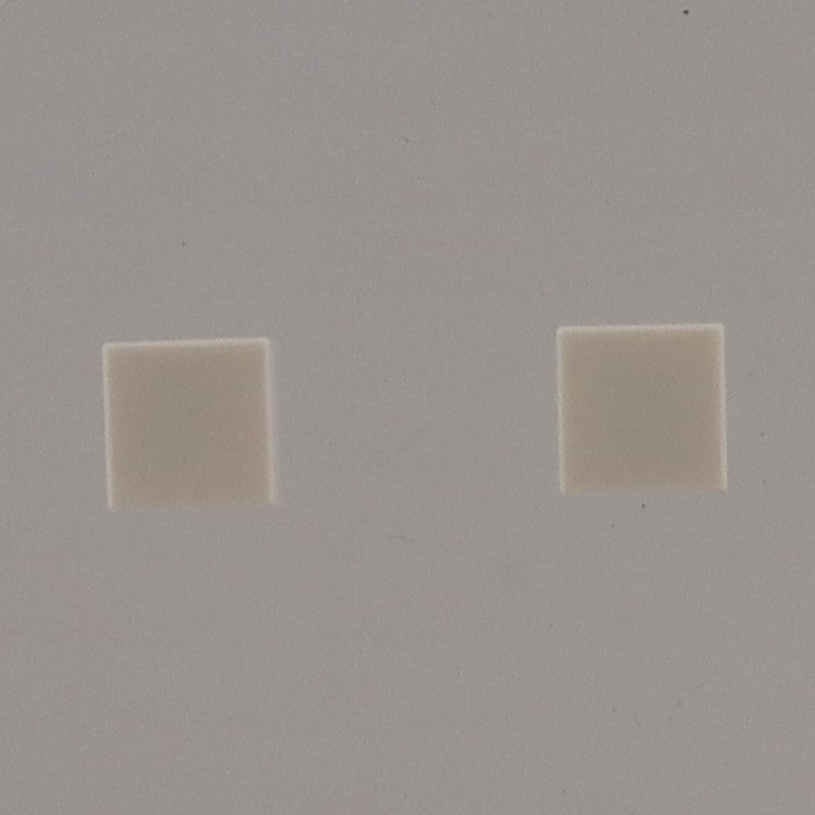 1X1 TILE STUD EARRINGS