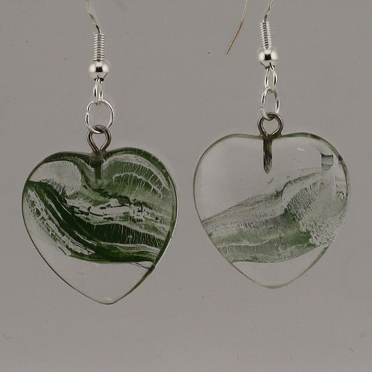 GEMS/GLASS & ROCK EARRINGS AND PLASTIC IMITATION