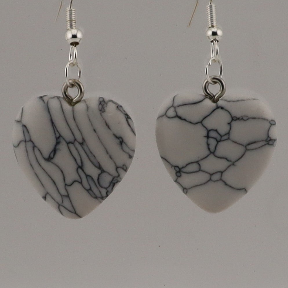 GEMS/GLASS & ROCK EARRINGS AND PLASTIC IMITATION