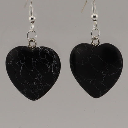 GEMS/GLASS & ROCK EARRINGS AND PLASTIC IMITATION
