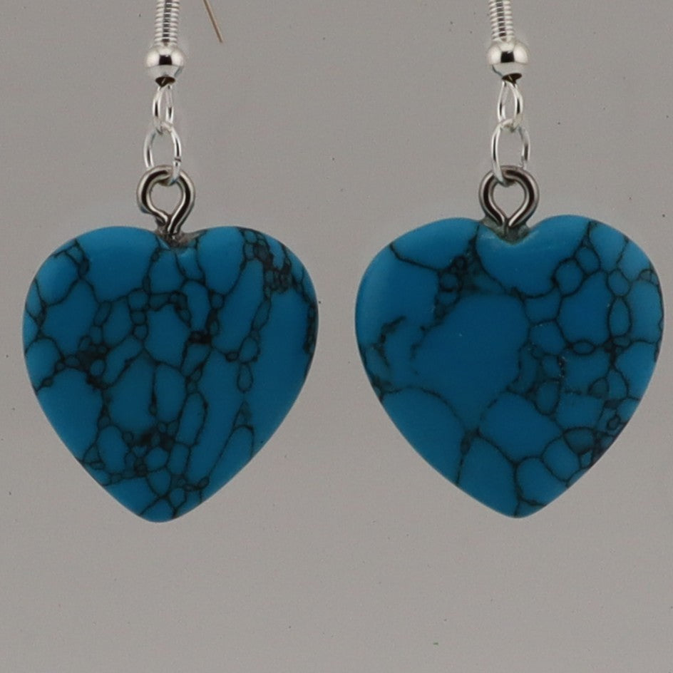 GEMS/GLASS & ROCK EARRINGS AND PLASTIC IMITATION