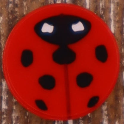 1X1 TILE ROUND PRINTED STUD EARRINGS