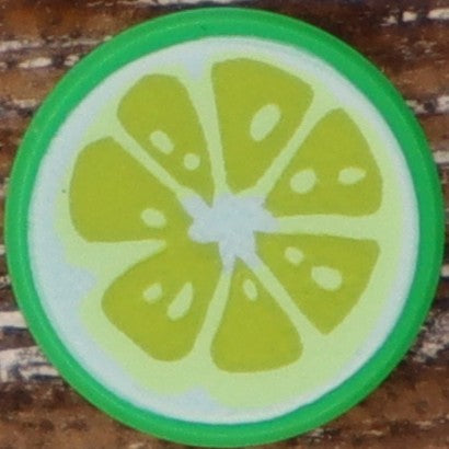 1X1 TILE ROUND PRINTED STUD EARRINGS