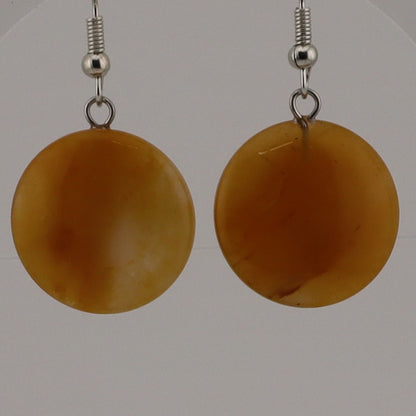 GEMS/GLASS & ROCK EARRINGS AND PLASTIC IMITATION