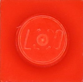 1X1 PLATE STUD EARRINGS