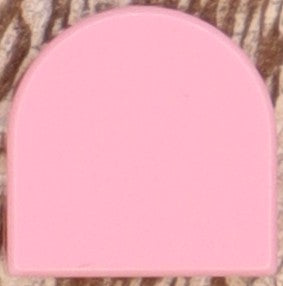 1X1 TILE HALF CIRCLE STUD EARRINGS